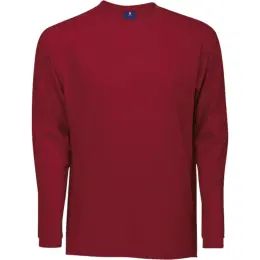 170g Long Sleeve T-Shirt 100 Cotton Red
